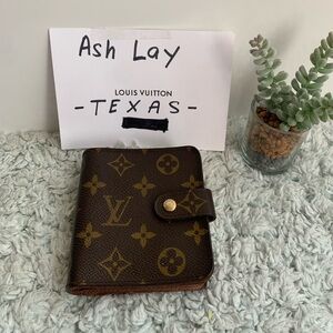 Monogram short wallet